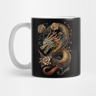 Chinese Dragon E-Girl Aesthetic E-Boy retro 90s Japan Style Mug